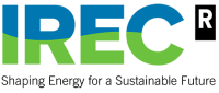 IREC logo in blue and green with the slogan 'Shaping Energy for a Sustainable Future' on a white background, representing sustainable energy research and innovation.
