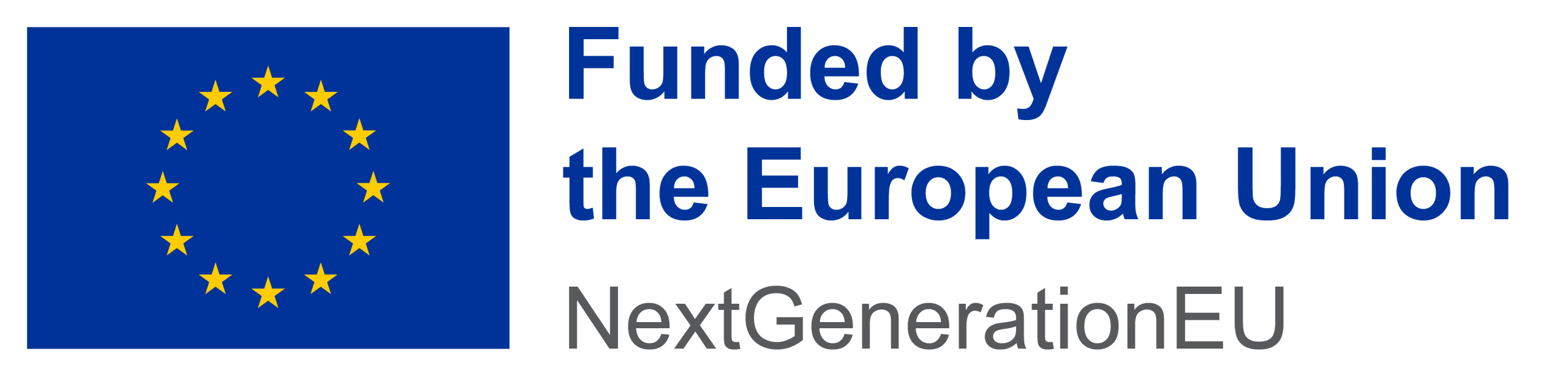 Institutional logo "Funded by the European Union - NextGenerationEU".