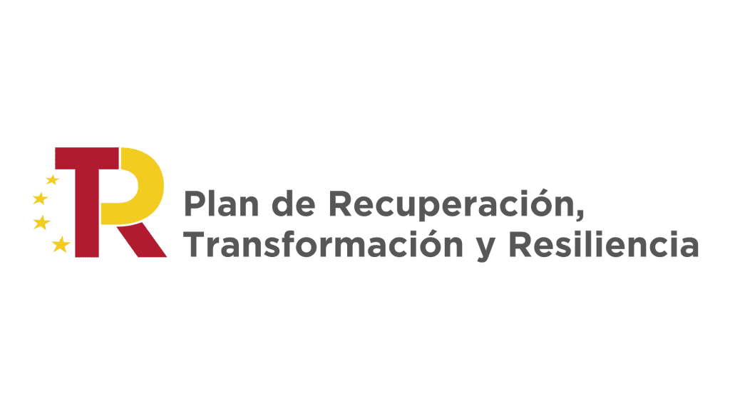 Logo of the Spanish Government's Recovery, Transformation and Resilience Plan.