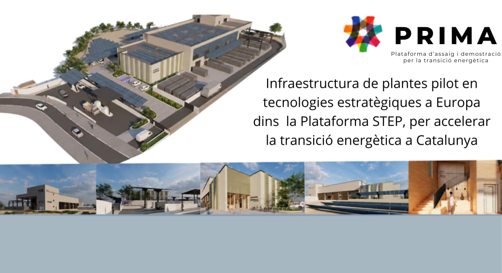 Architectural rendering of the future PRIMA platform in Gurb, Osona